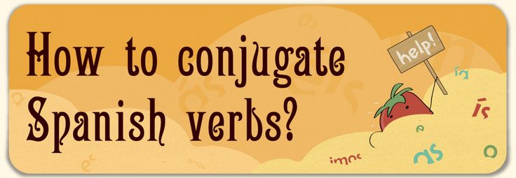 help lost how to conjugate spanish verbs